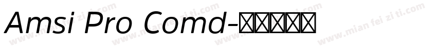 Amsi Pro Comd字体转换